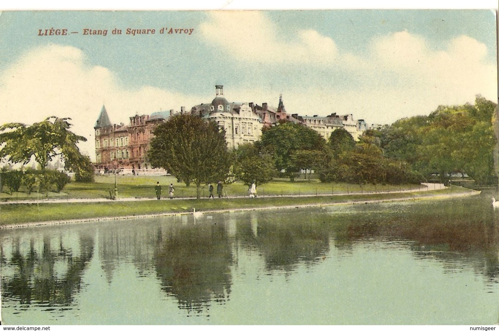 LIÉGE  ---   Etang Du Square D'Avroy - Luik