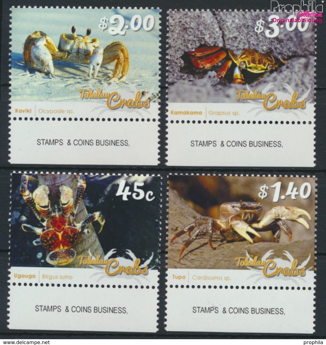 Tokelau 464-467 (kompl.Ausg.) Postfrisch 2015 Krebstiere (9305117 - Tokelau