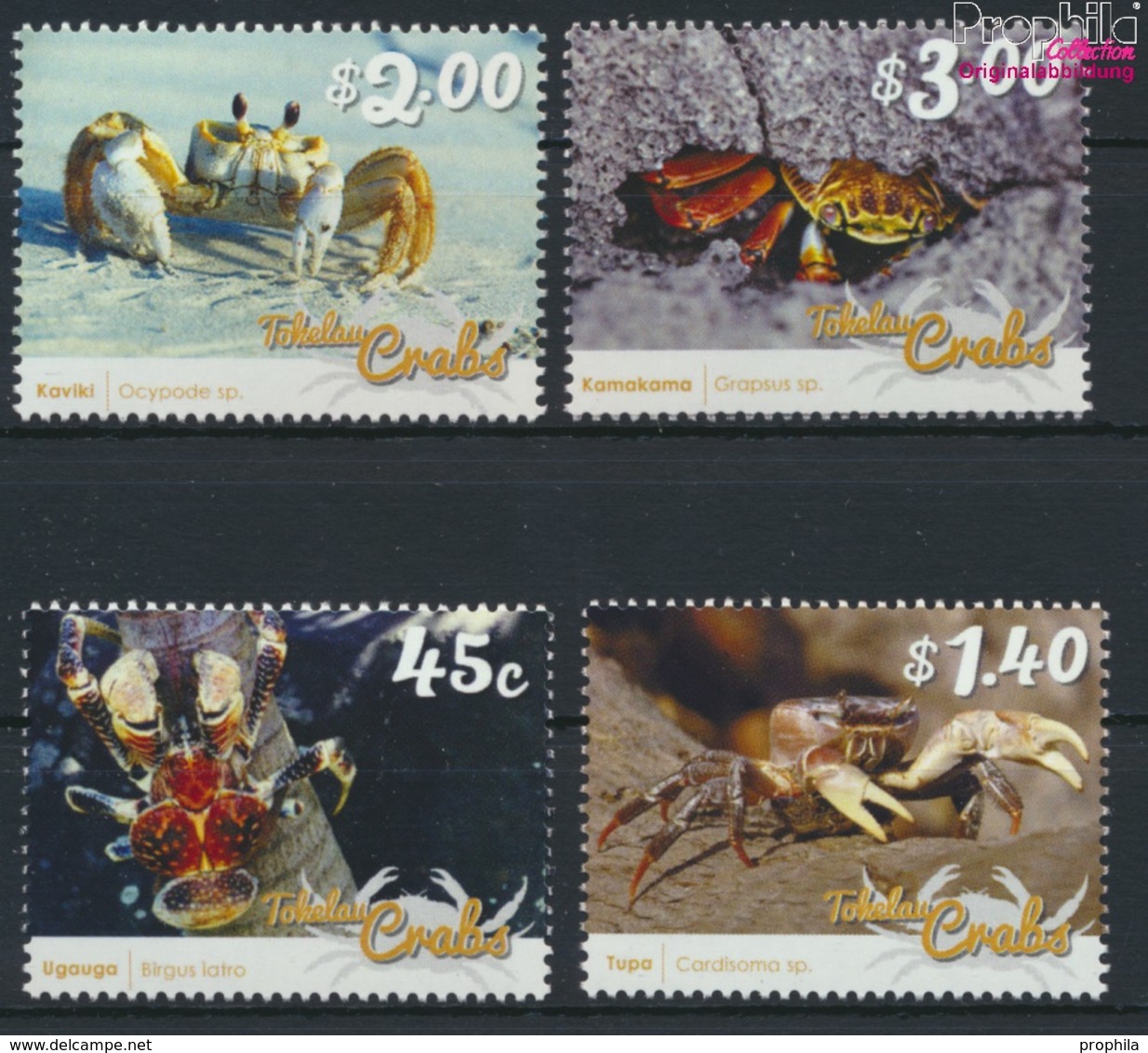 Tokelau 464-467 (kompl.Ausg.) Postfrisch 2015 Krebstiere (9305119 - Tokelau