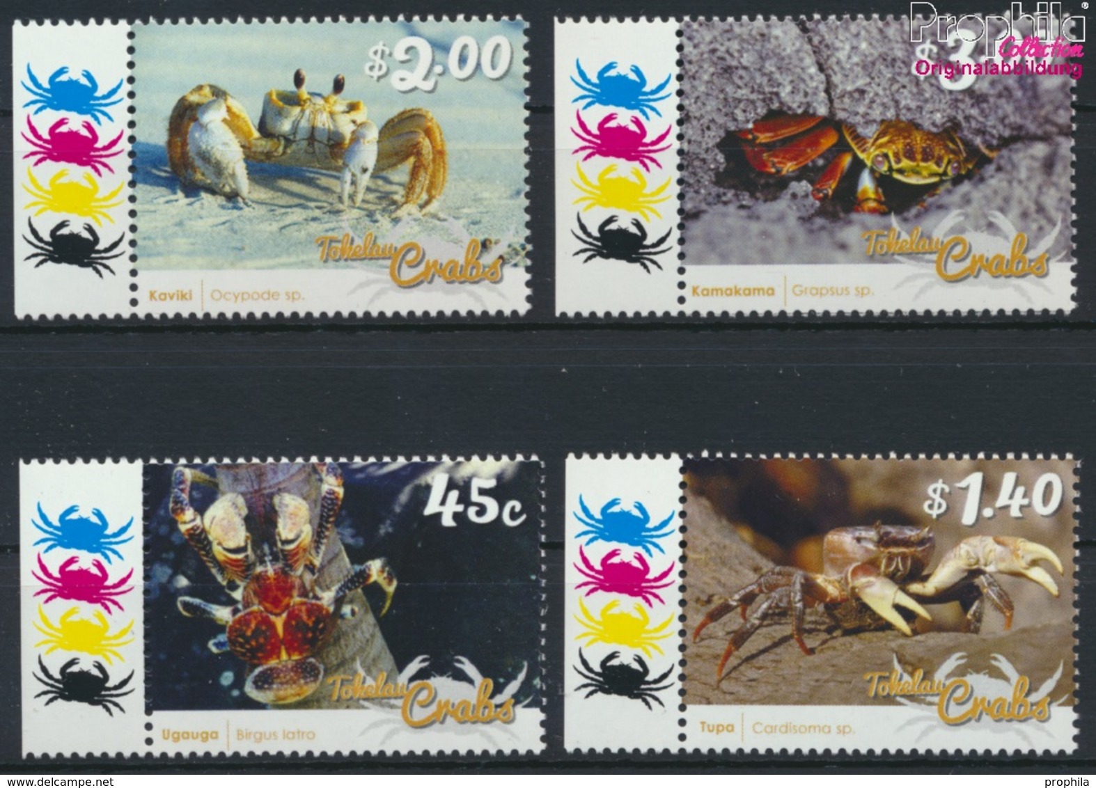 Tokelau 464-467 (kompl.Ausg.) Postfrisch 2015 Krebstiere (9305120 - Tokelau