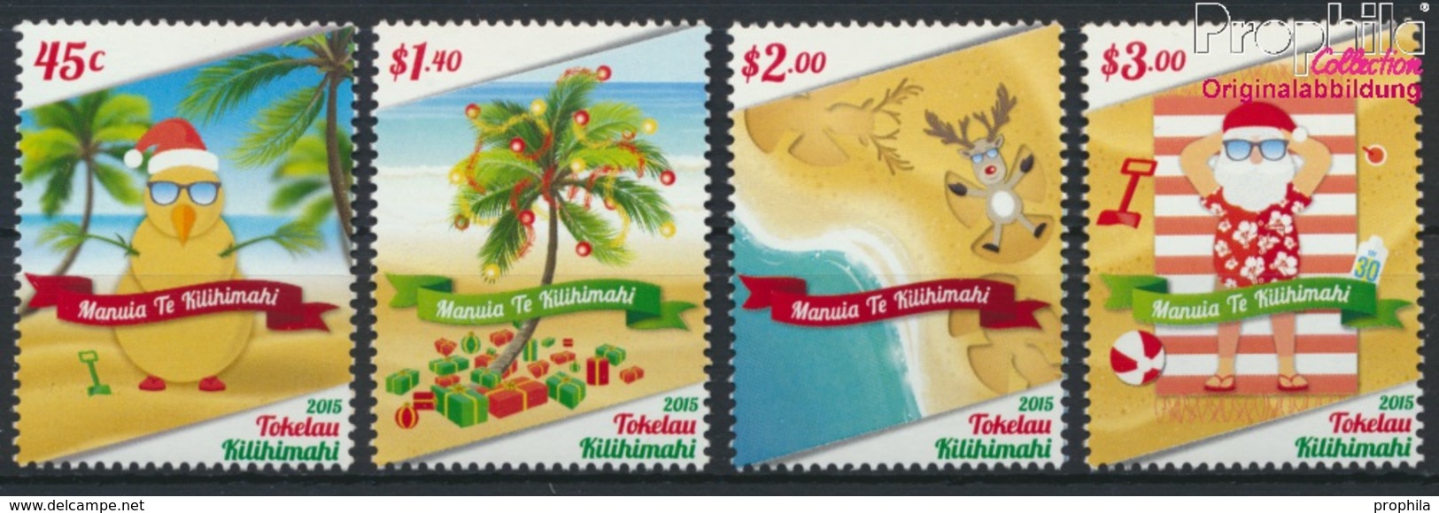 Tokelau 478-481 (kompl.Ausg.) Postfrisch 2015 Weihnachten (9305111 - Tokelau