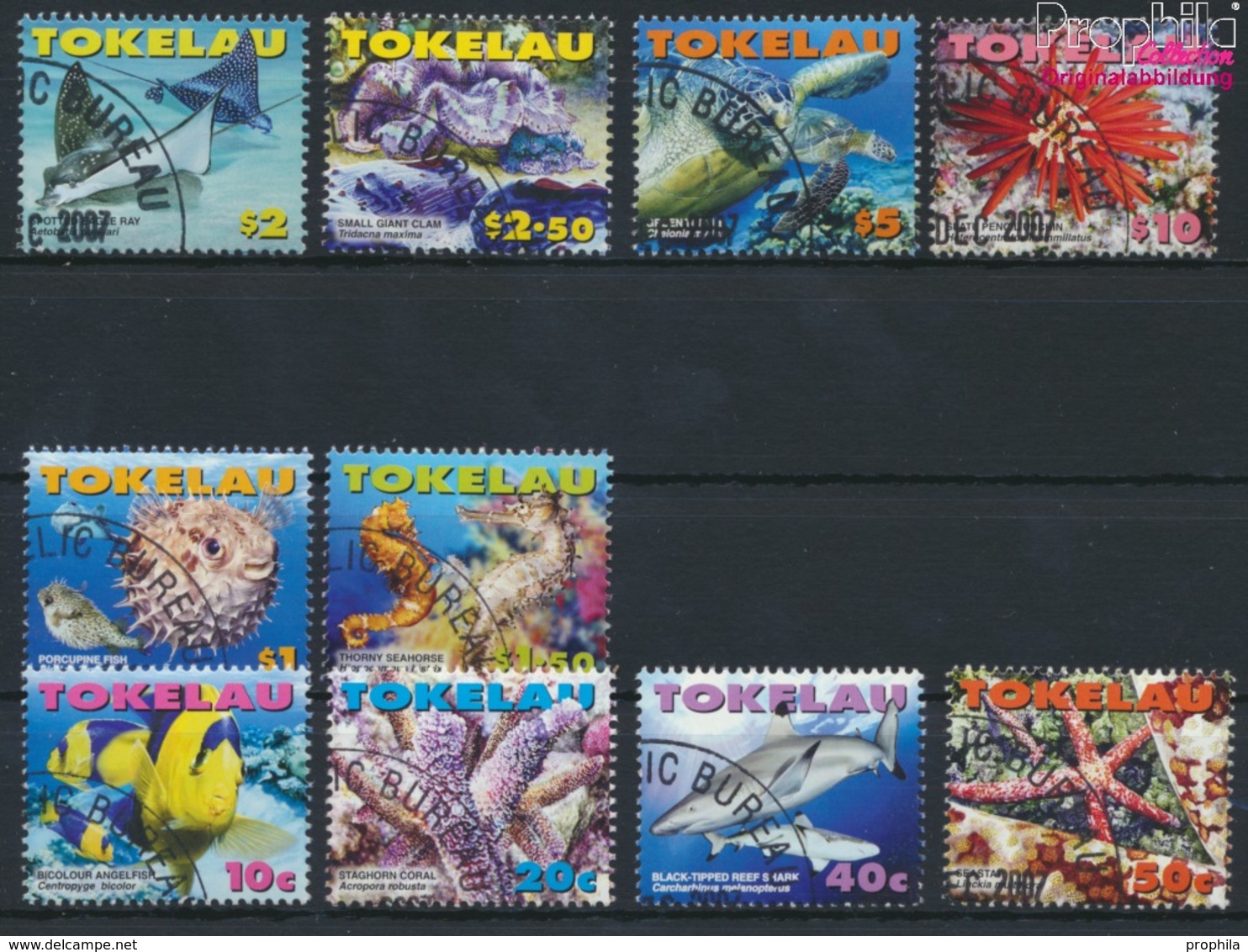 Tokelau 372-381 (kompl.Ausg.) Gestempelt 2007 Meerestiere (9305104 - Tokelau