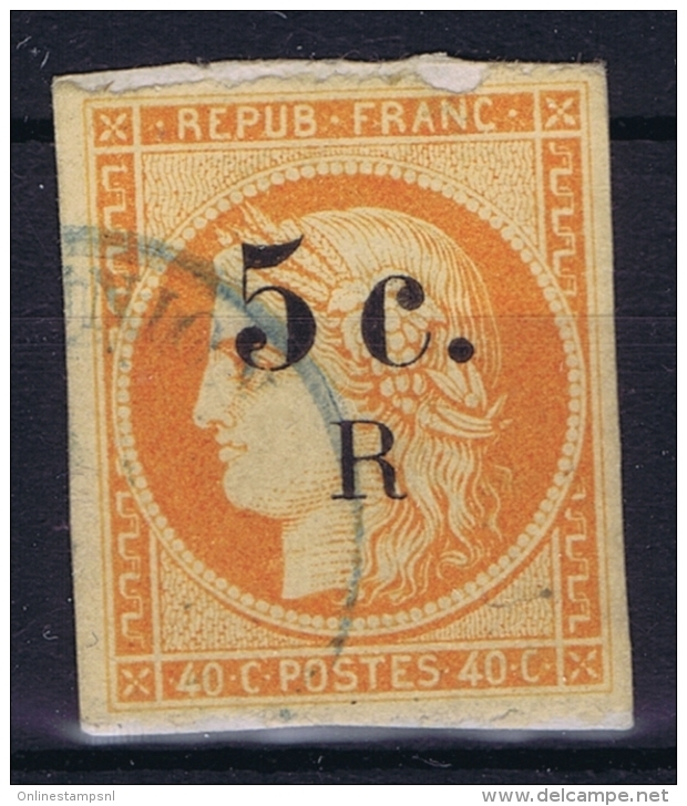 Reunion : Yv Nr 6a Orange Vif  Used Obl - Oblitérés