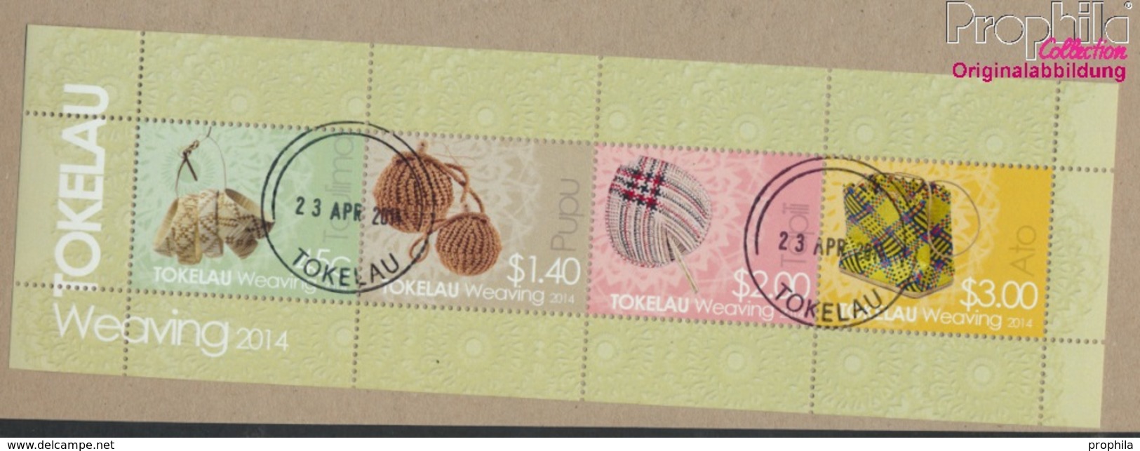Tokelau Block53 (kompl.Ausg.) Gestempelt 2014 Weben (9305270 - Tokelau