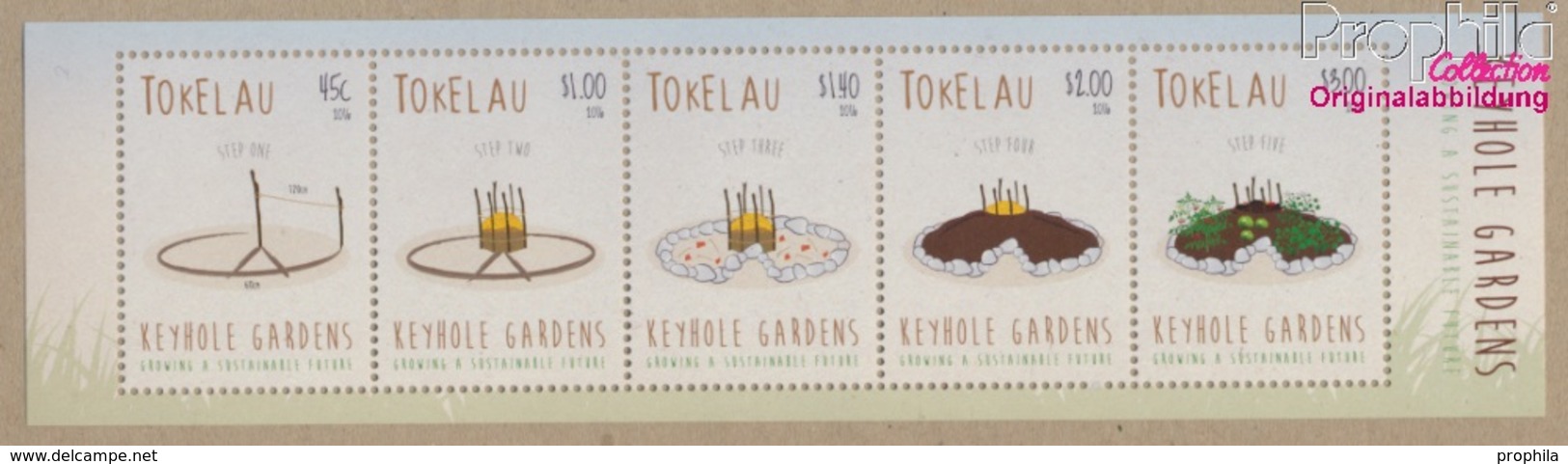 Tokelau Block62I (kompl.Ausg.) Postfrisch 2016 Schlüssellochgarten (9305256 - Tokelau