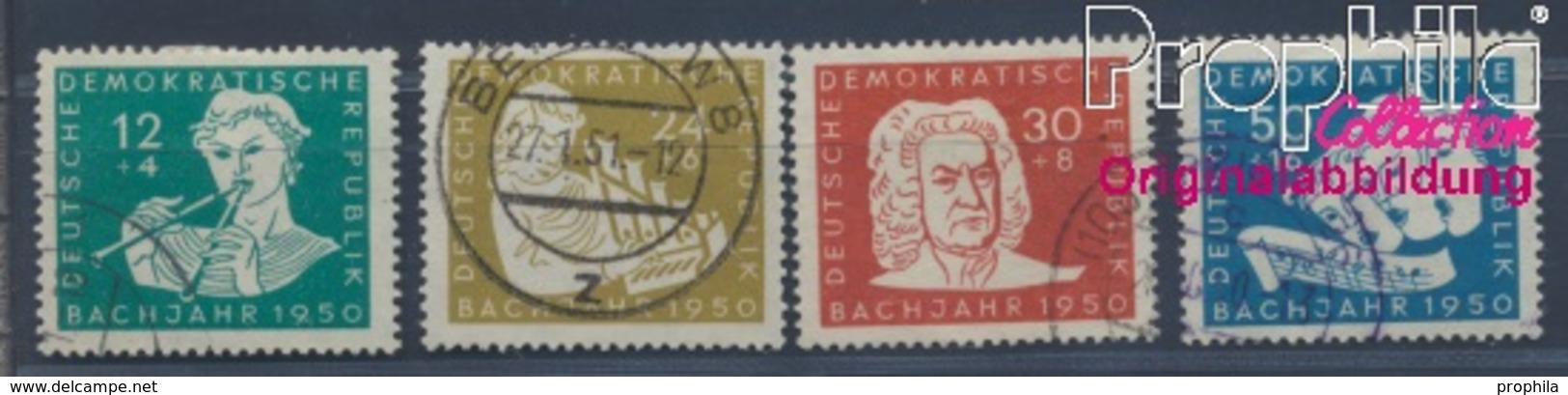 DDR 256-259 (kompl.Ausg.) Gestempelt 1950 200.Todestag Von Bach (8532287 - Gebraucht