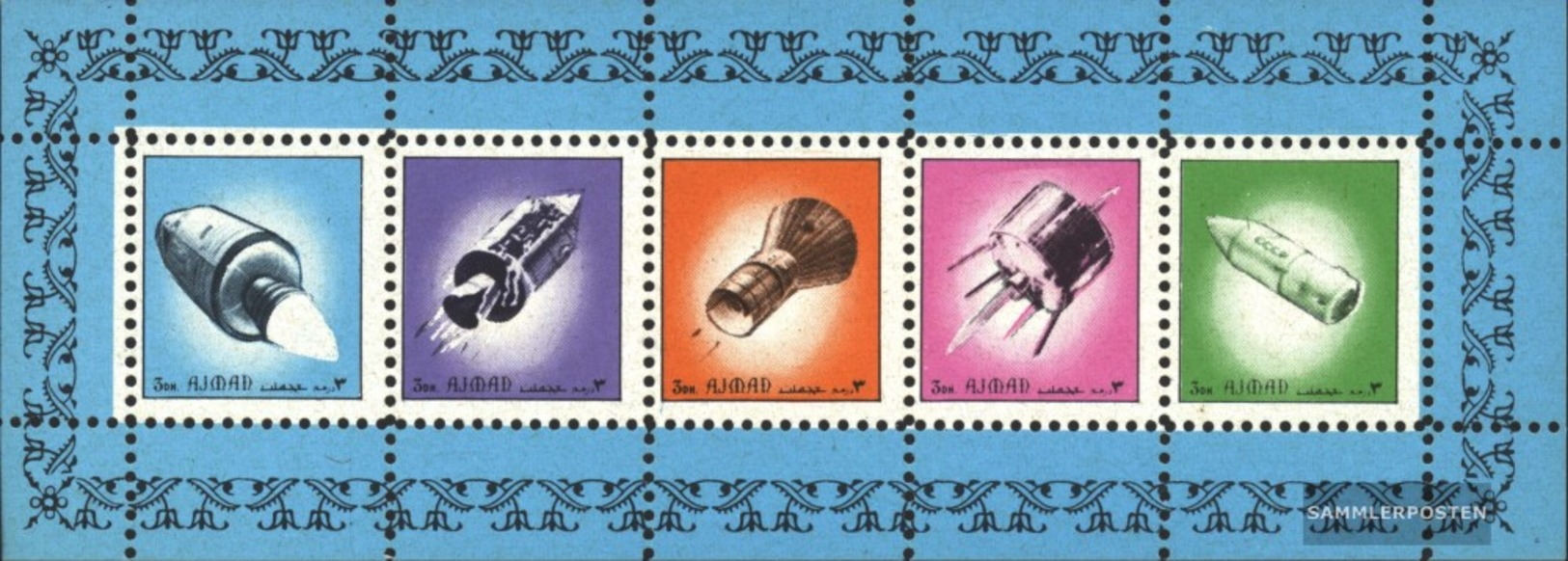 Ajman Block527A (completa Edizione) MNH 1972 Spazio - Ajman