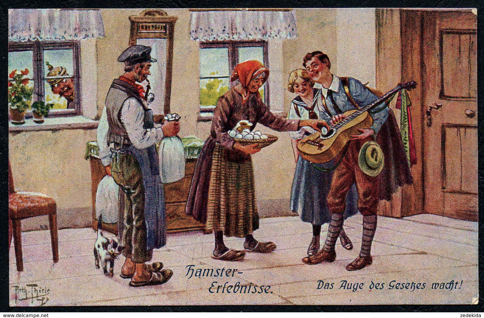 B9457 - Arthur Thiele Künstlerkarte - Propaganda 1. WK WW - Verlag Gebrüder Dietrich Leipzig - Thiele, Arthur