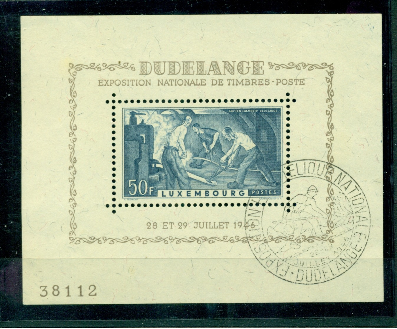 Luxemburg, Daudelange,  Block 6 Gestempelt - 1852 Wilhelm III.