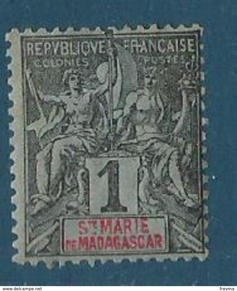 Madagascar Sainte Marie 1894 Yvert N° 1 - Oblitérés