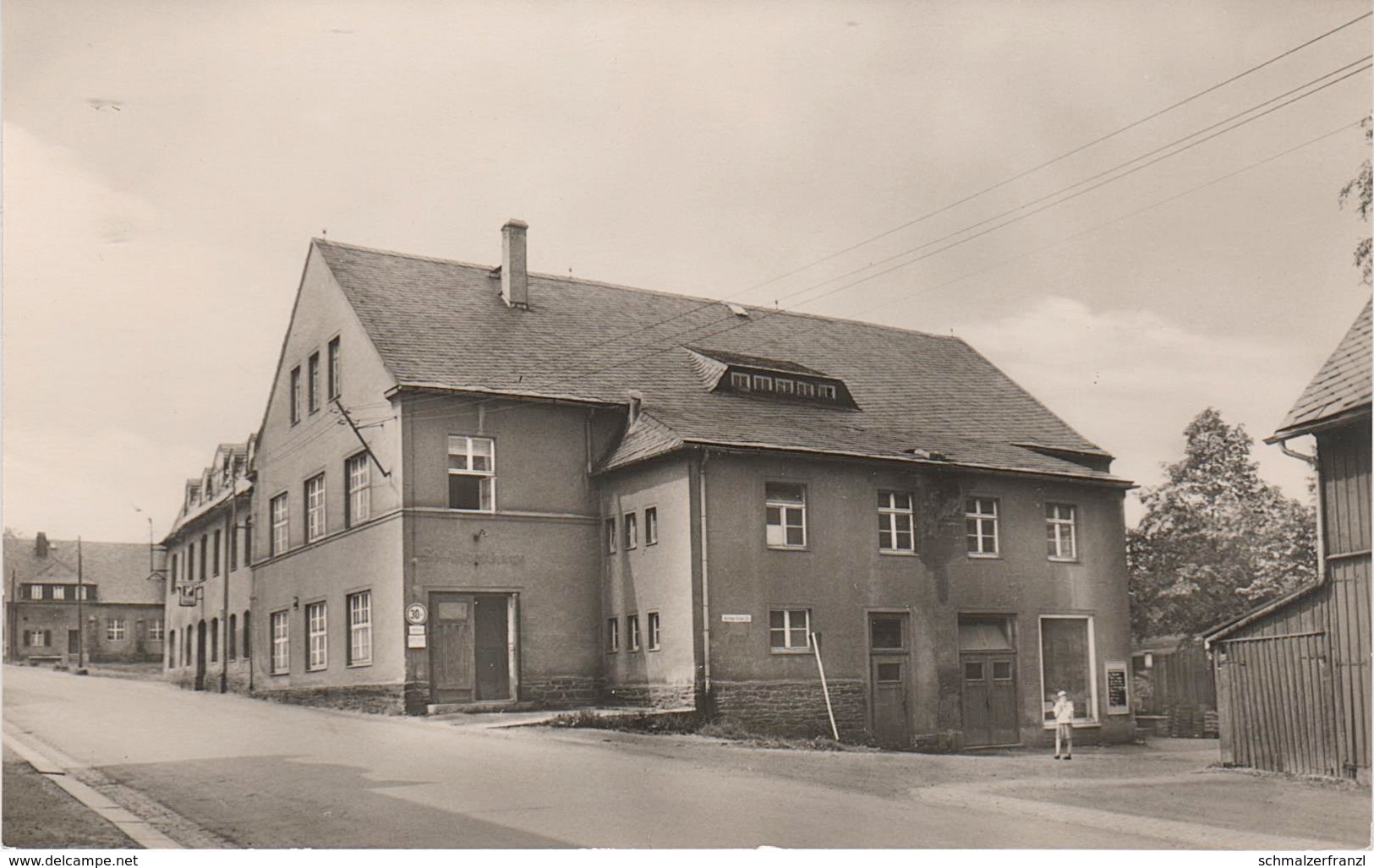 AK Grünhain Konsum Gaststätte Am Spiegelwald A Beierfeld Aue Schwarzenberg Lauter Bernsbach Elterlein Erzgebirge DDR - Gruenhain