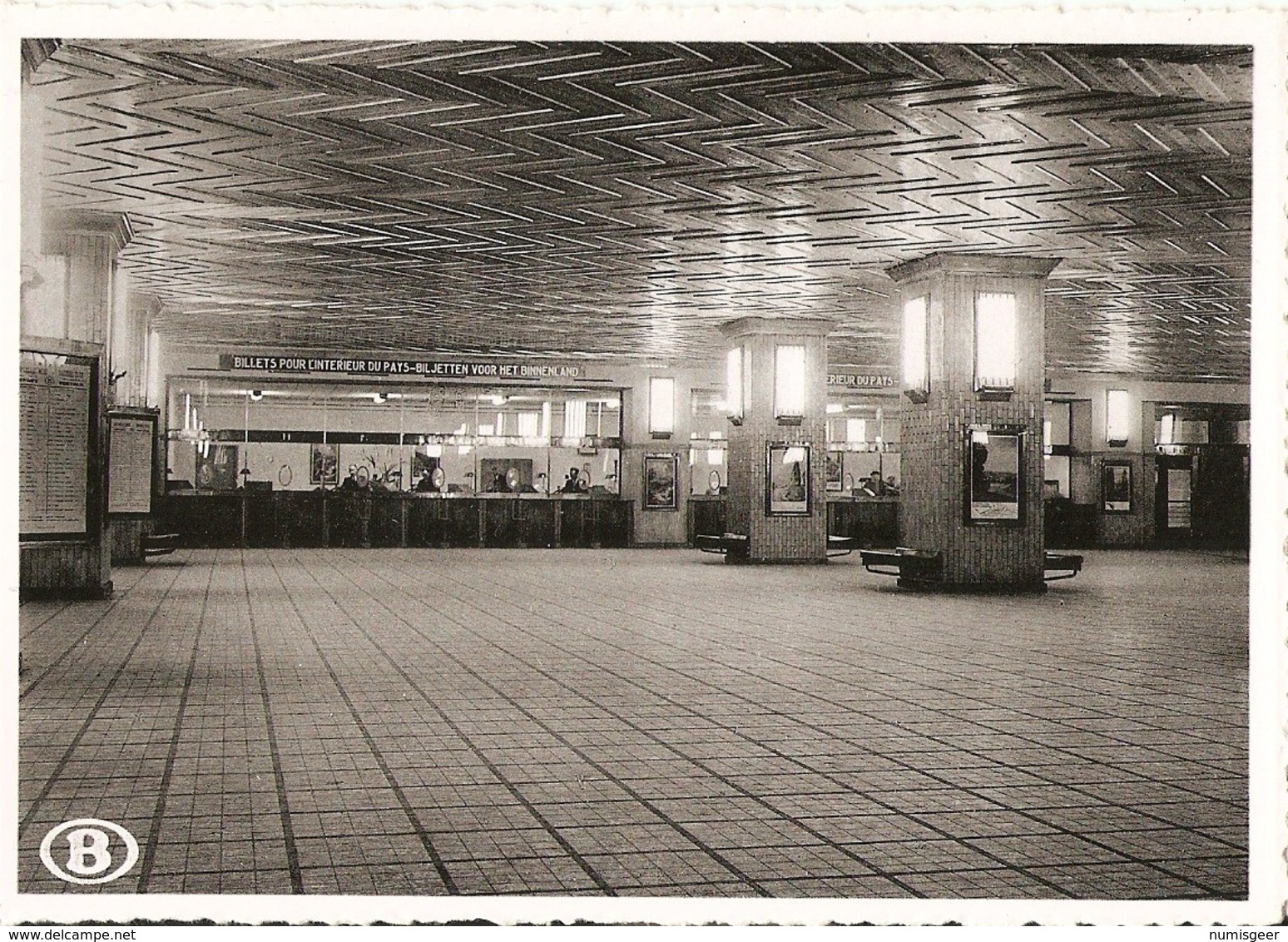 Gare De Bruxelles-Midi  --  Salle Des Guichets - Chemins De Fer, Gares