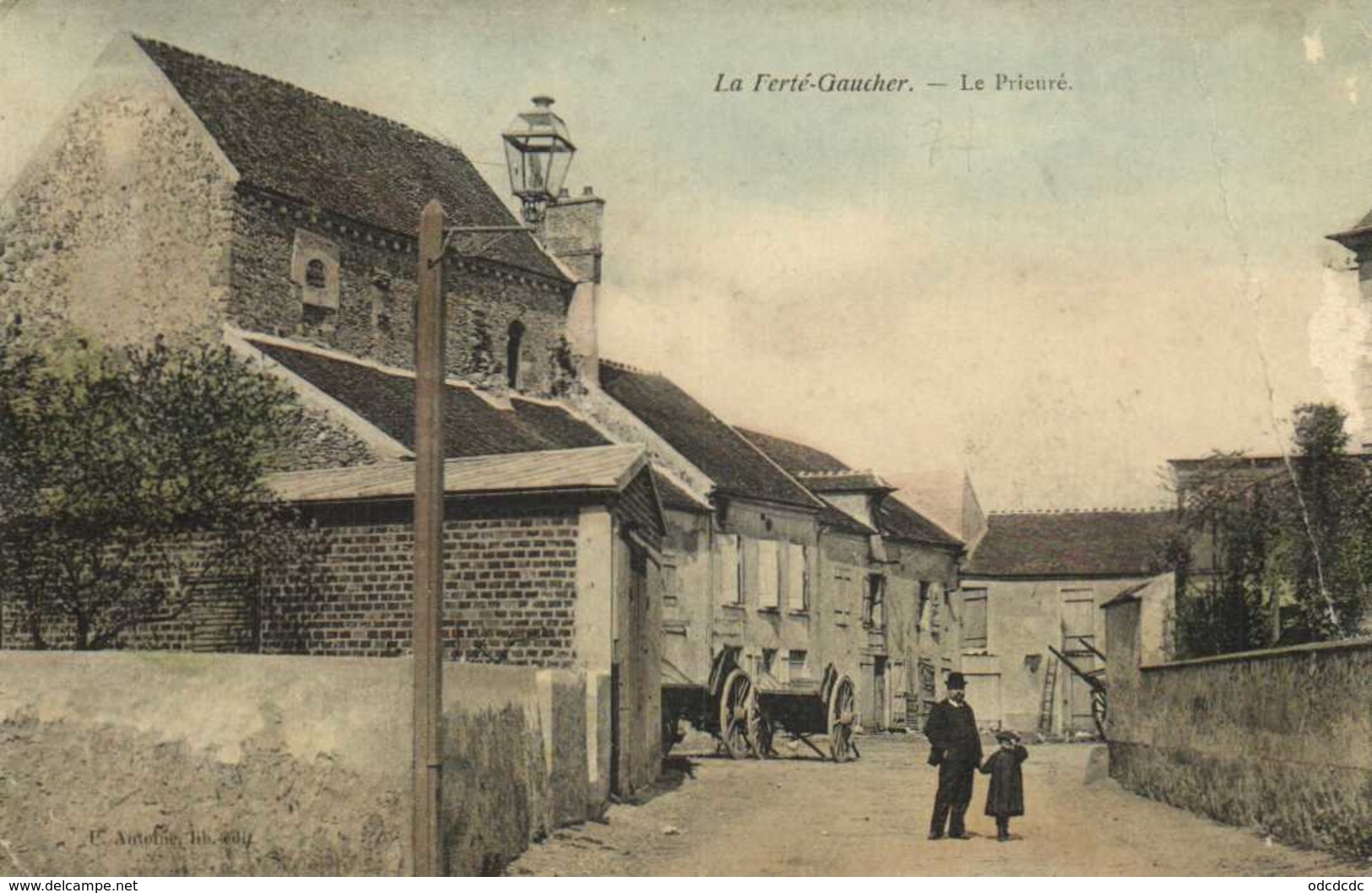 LA FERTE GAUCHER  Le Prieuré Colorisée  RV - La Ferte Gaucher