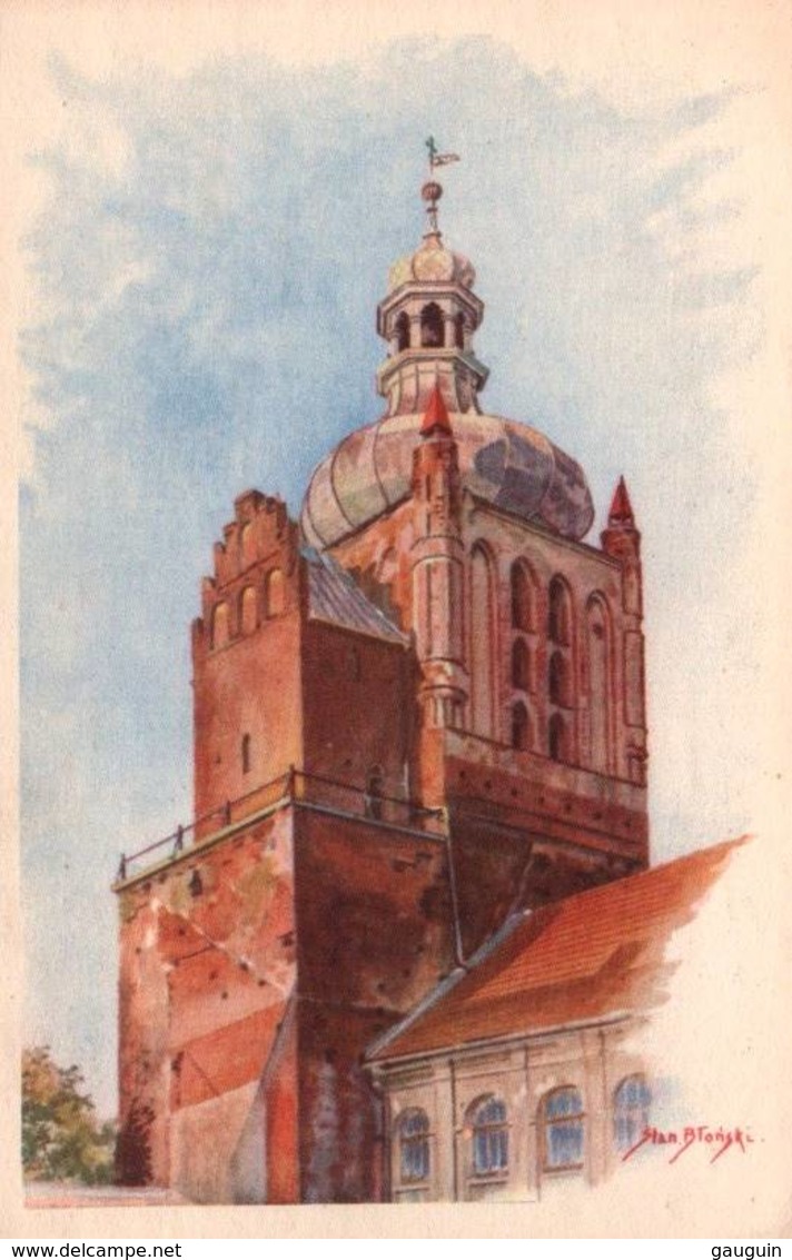 CPA - PLOCK - Voyevodie De VARSOVIE - Clocher De La Cathédrale (carte Illustrée) - Pologne