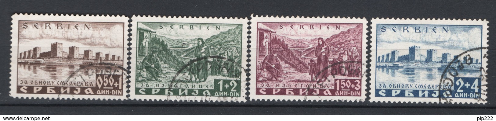 Serbia Occ.Tedesca 1941 Unif. 31/34 O/Used VF/F - Serbien