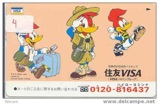 WOODY WOODPECKER Cartoon - Comics - Anime Sur Telecarte (4) - BD