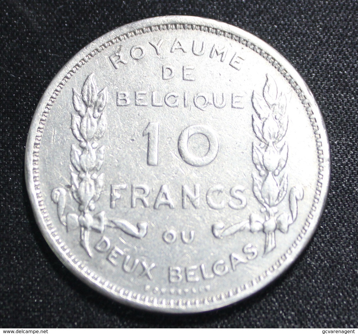 ALBERT I  10 FRANCS OU DEUX BELGAS  1830 - 1930     2 SCANS - 10 Francs & 2 Belgas