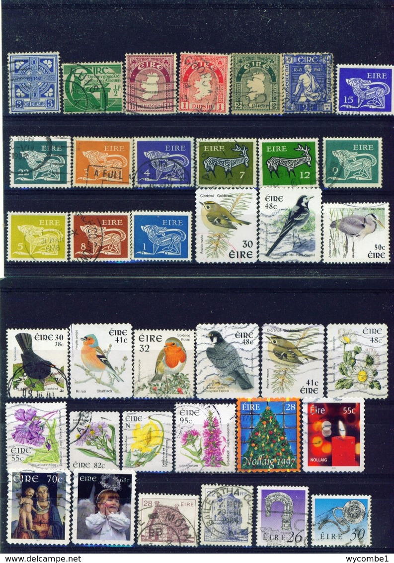 IRELAND - Collection Of 75 Different Postage Stamps Off Paper (all Scanned) - Collections, Lots & Series