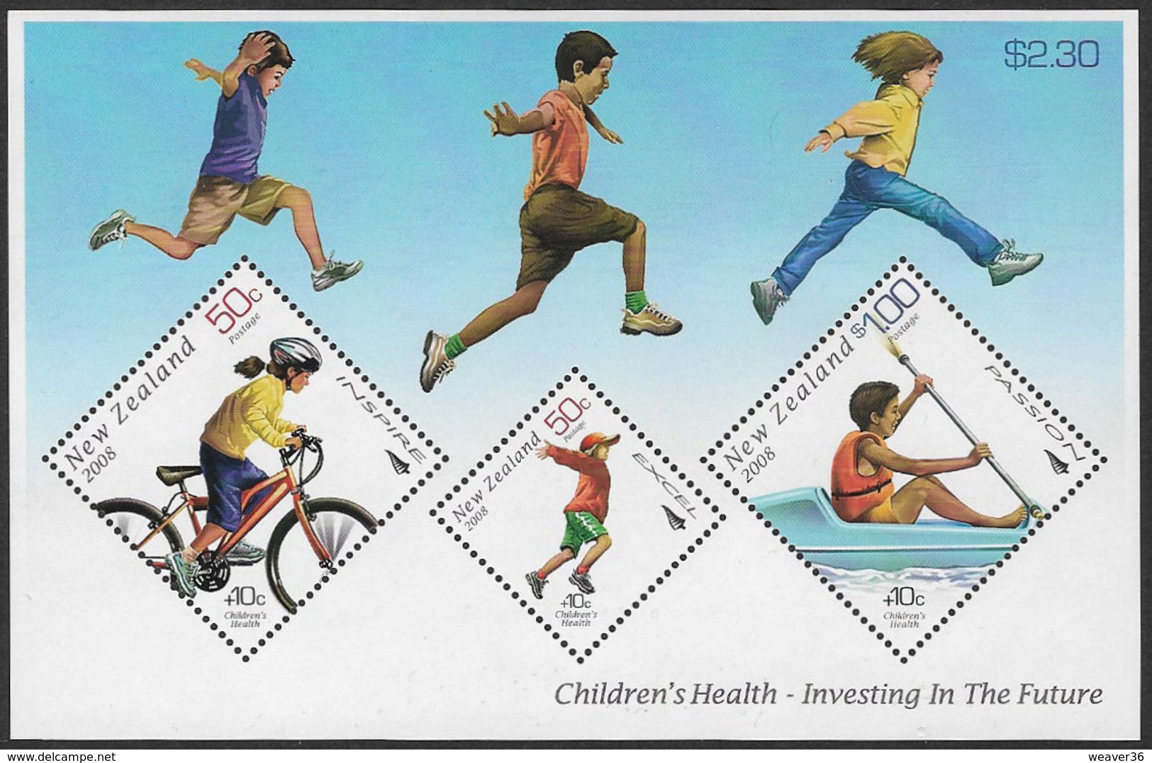 New Zealand SG MS3054 2008 Health Miniature Sheet Unmounted Mint [2/1974/ND] - Unused Stamps