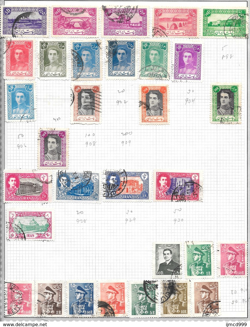 PERSIA/IRAN. 1940s/1970s ON 8 PAGES - Iran