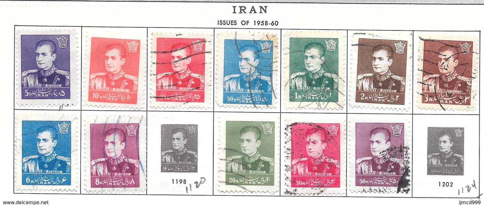 PERSIA/IRAN. 1940s/1970s ON 8 PAGES - Iran