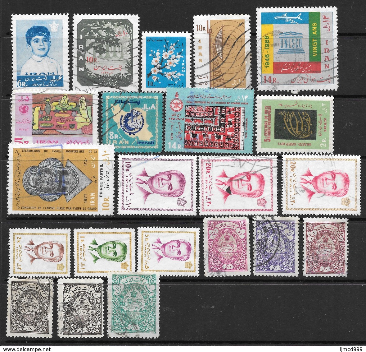 PERSIA/IRAN. 1940s/1970s ON 8 PAGES