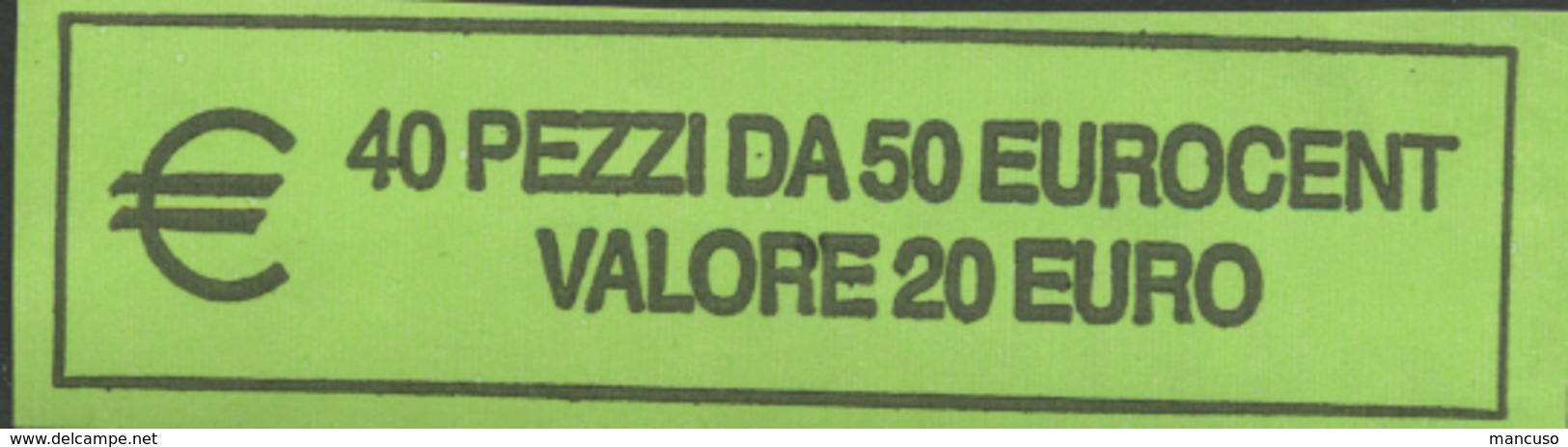 RARO - ITALIA  2018 - ROLL 50 CENT  ORIGINALE ZECCA - DATA VISIBILE - FDC - Rouleaux