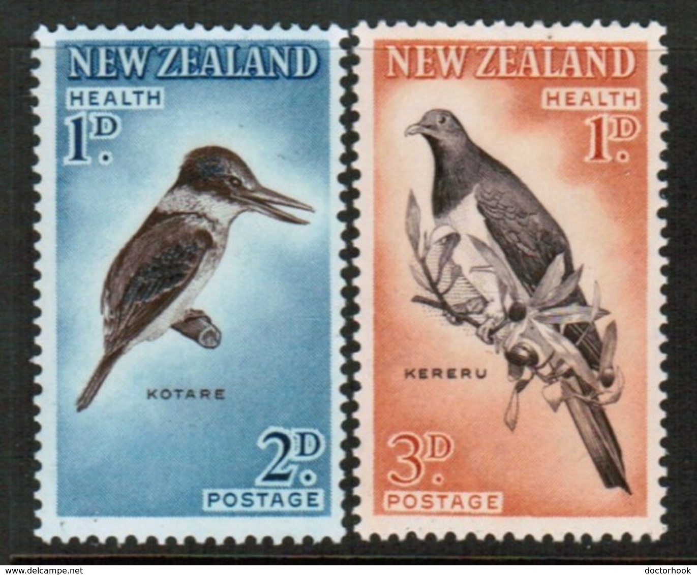 NEW ZEALAND  Scott # B 59-60* VF MINT LH (Stamp Scan # 488) - Unused Stamps