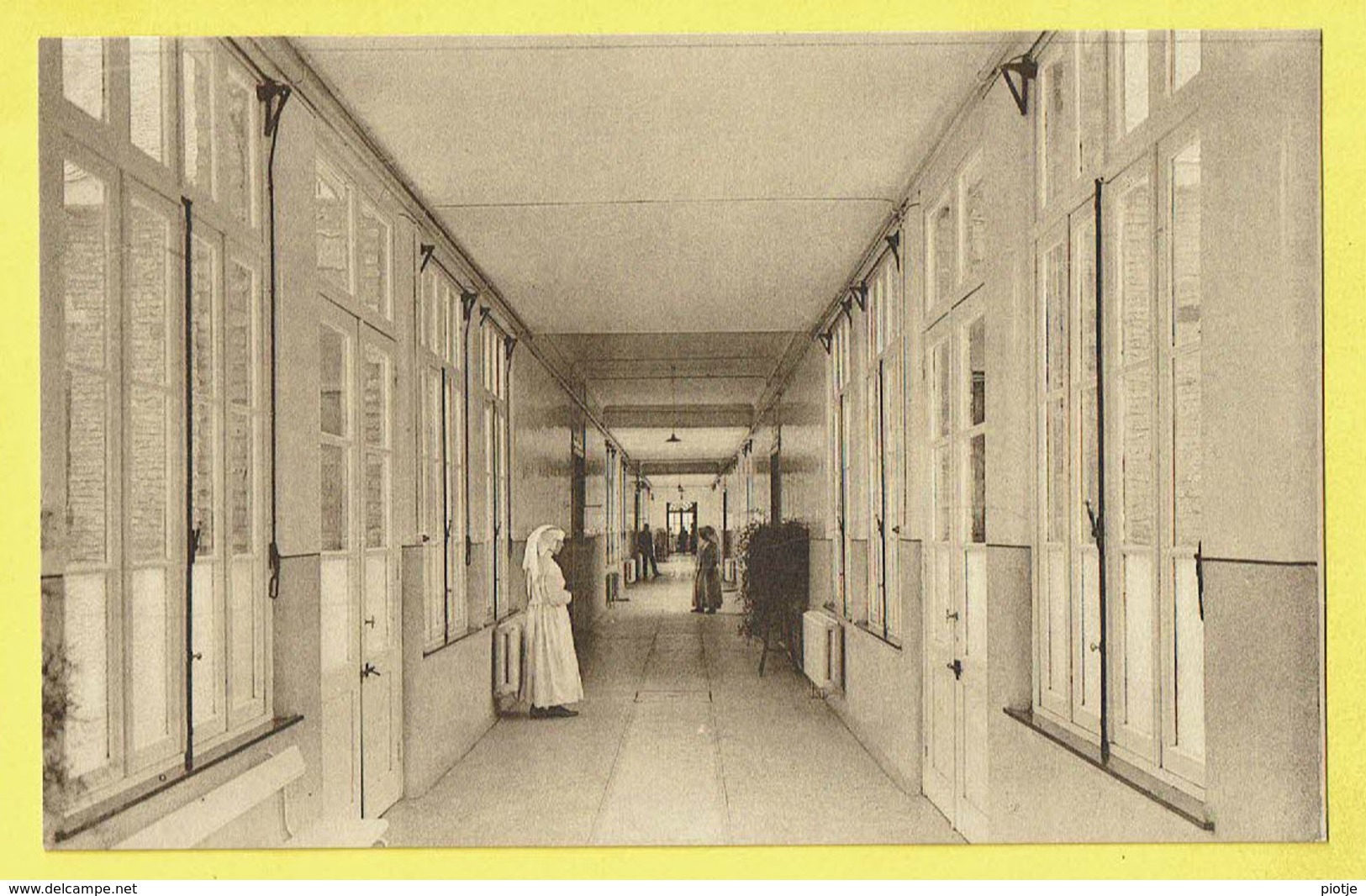 * Ieper - Ypres - Yper * (Nels, Ern Thill) OLV Gasthuis, Hopital Notre Dame, Corridor Principal, Clinique, Ziekenhuis - Ieper