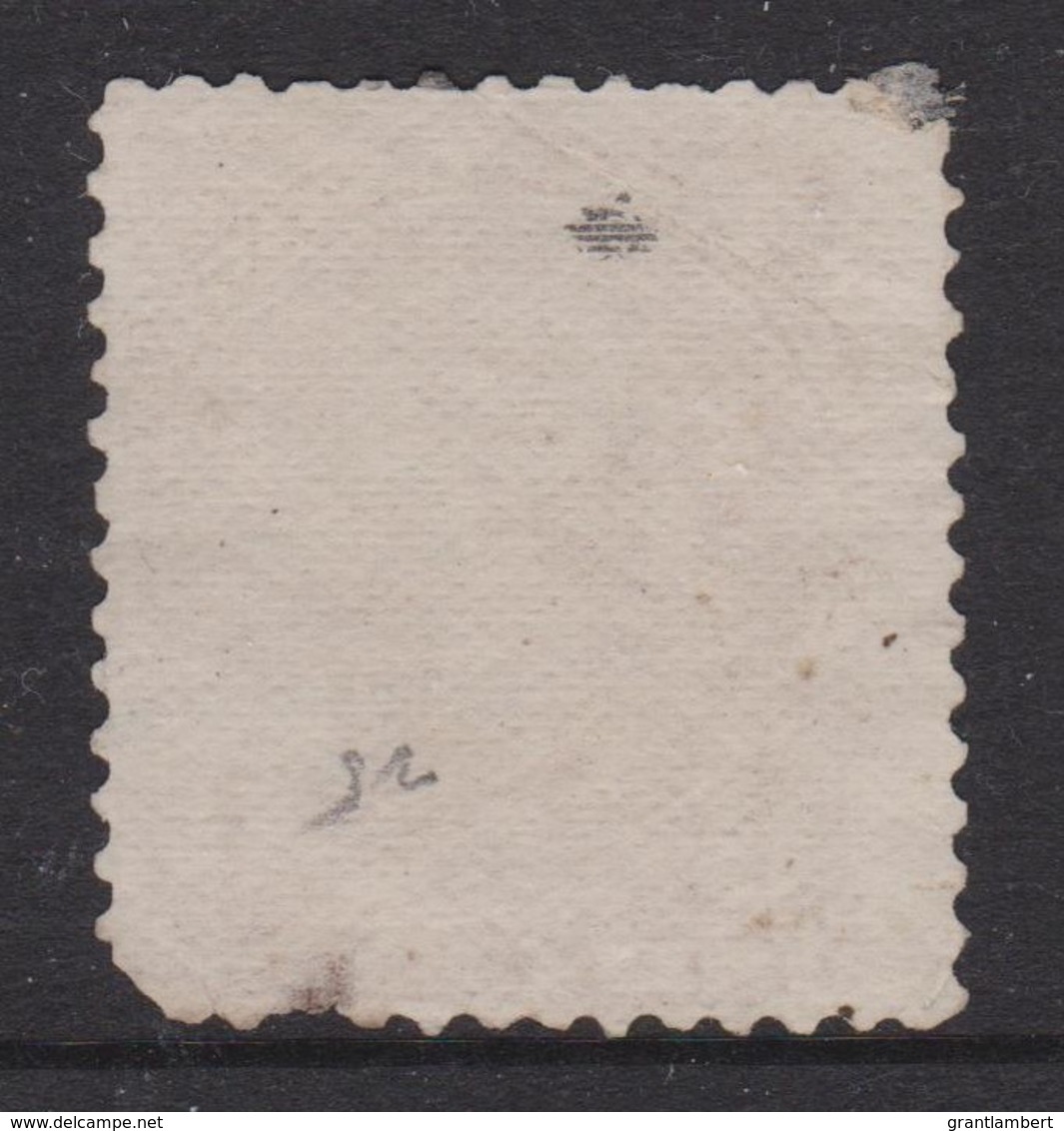 Canada 1868 Queen Victoria 6c Yellow-brown Used - SG 59b, Sc 27 - Used Stamps