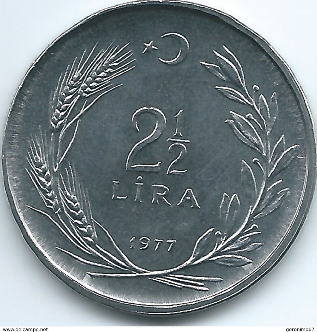 Turkey - 2½ Lira - 1977 - KM910 - FAO - Planned Families - Turkey