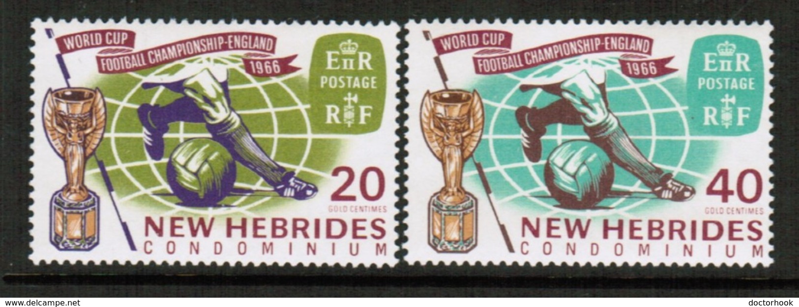 NEW HEBRIDES---English  Scott # 116-7* VF MINT LH (Stamp Scan # 488) - Nuevos