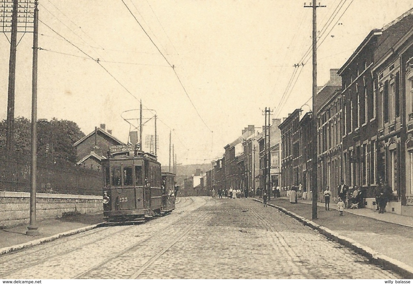 +++ CPA - COUILLET - Route De Châtelet - Tram - Nels    // - Charleroi