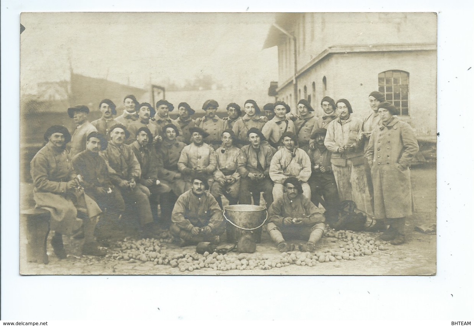 Katowice Gora Swietej Anny Opole Bytom Gliwice ??? Soldats Français En Haute Silésie La Compagnie à L'épluchage - Poland