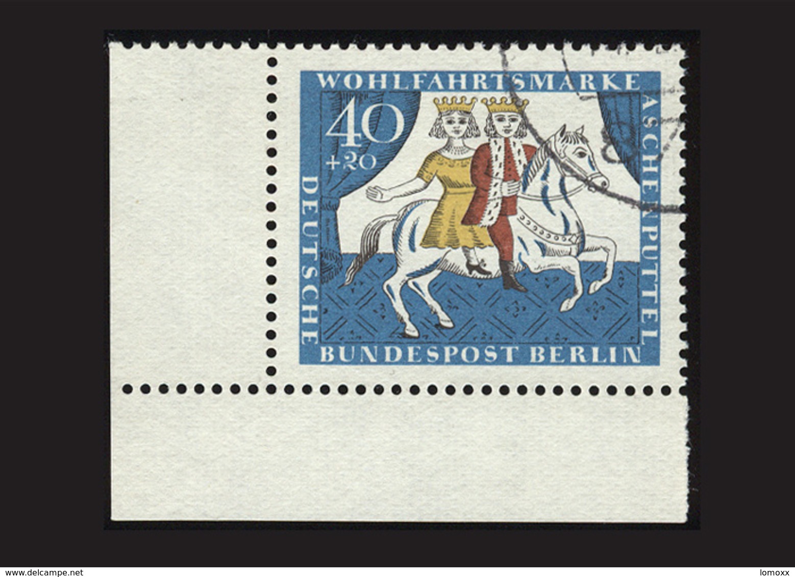 Berlin 1965, Michel-Nr. 269, Wohlfahrt 1965, 40 Pf., Eckrand Links Unten, Gestempelt - Gebraucht