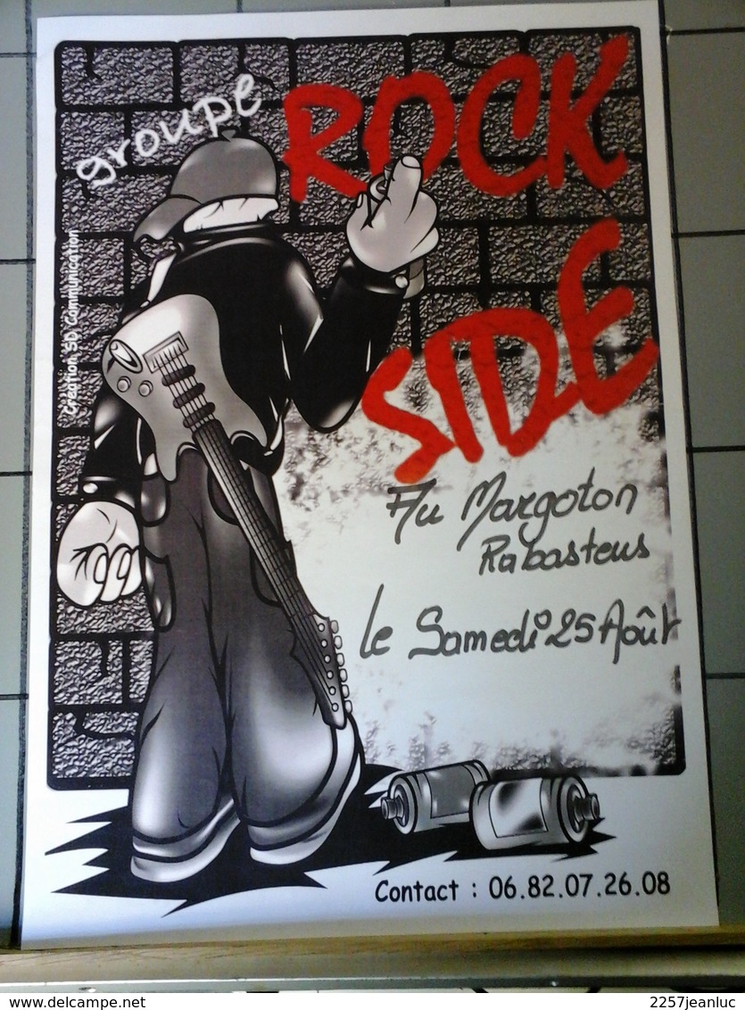 Affiche - Groupe Rock Side - Affiches & Posters