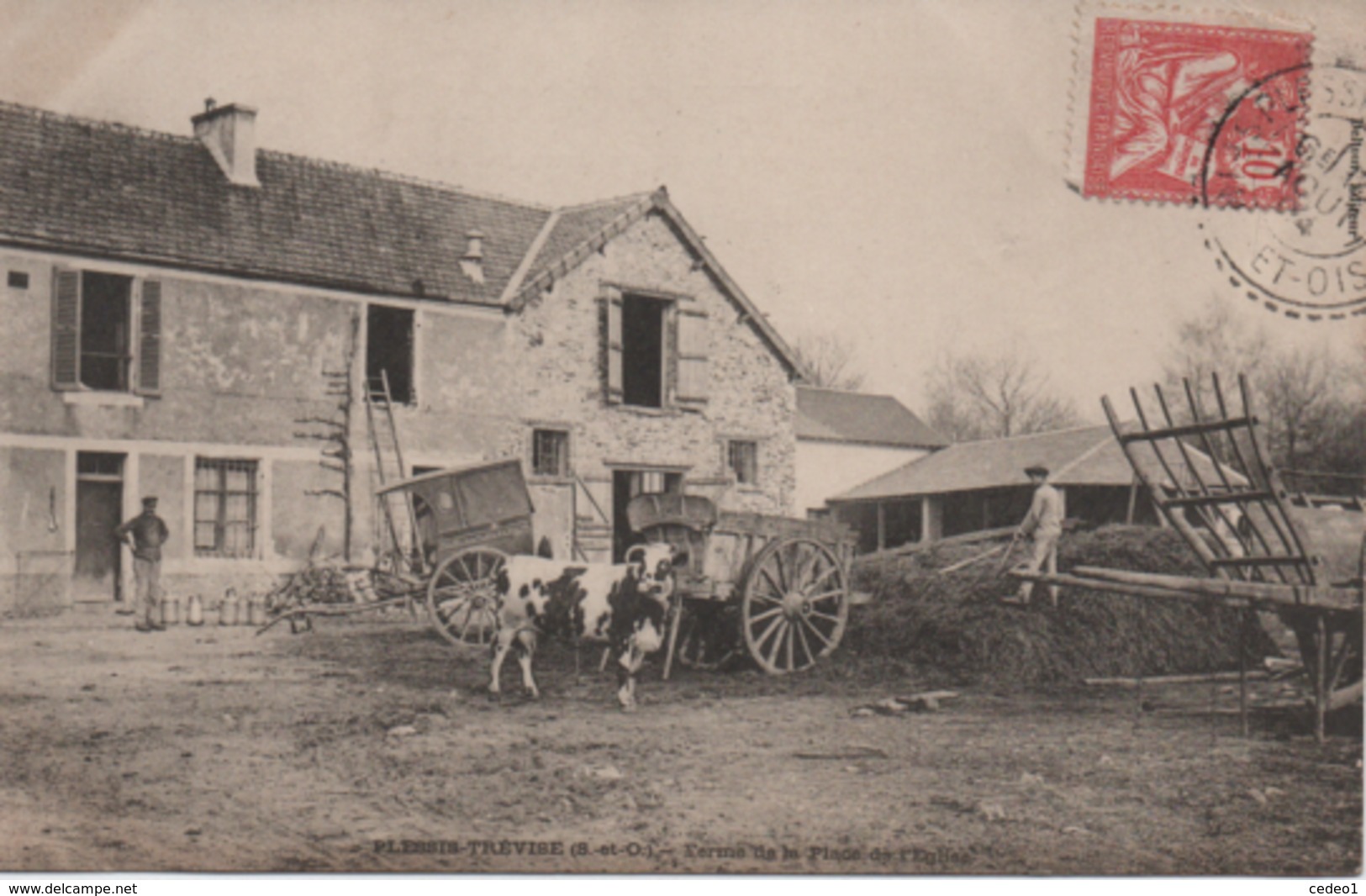 LE PLESSIS TREVISE  FERME DE LA PLACE DE L'EGLISE - Le Plessis Trevise