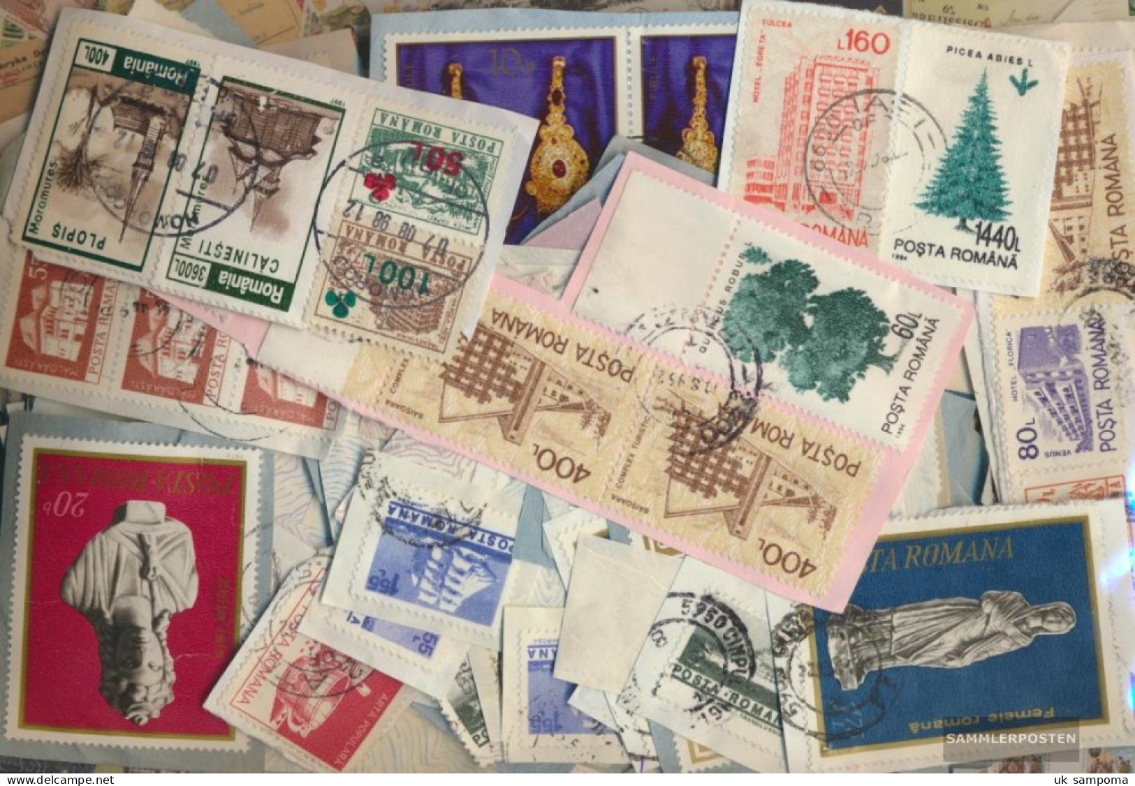 Romania 50 Grams Kilo Goods Fine Used / Cancelled With At Least 10% Special Stamps - Collections