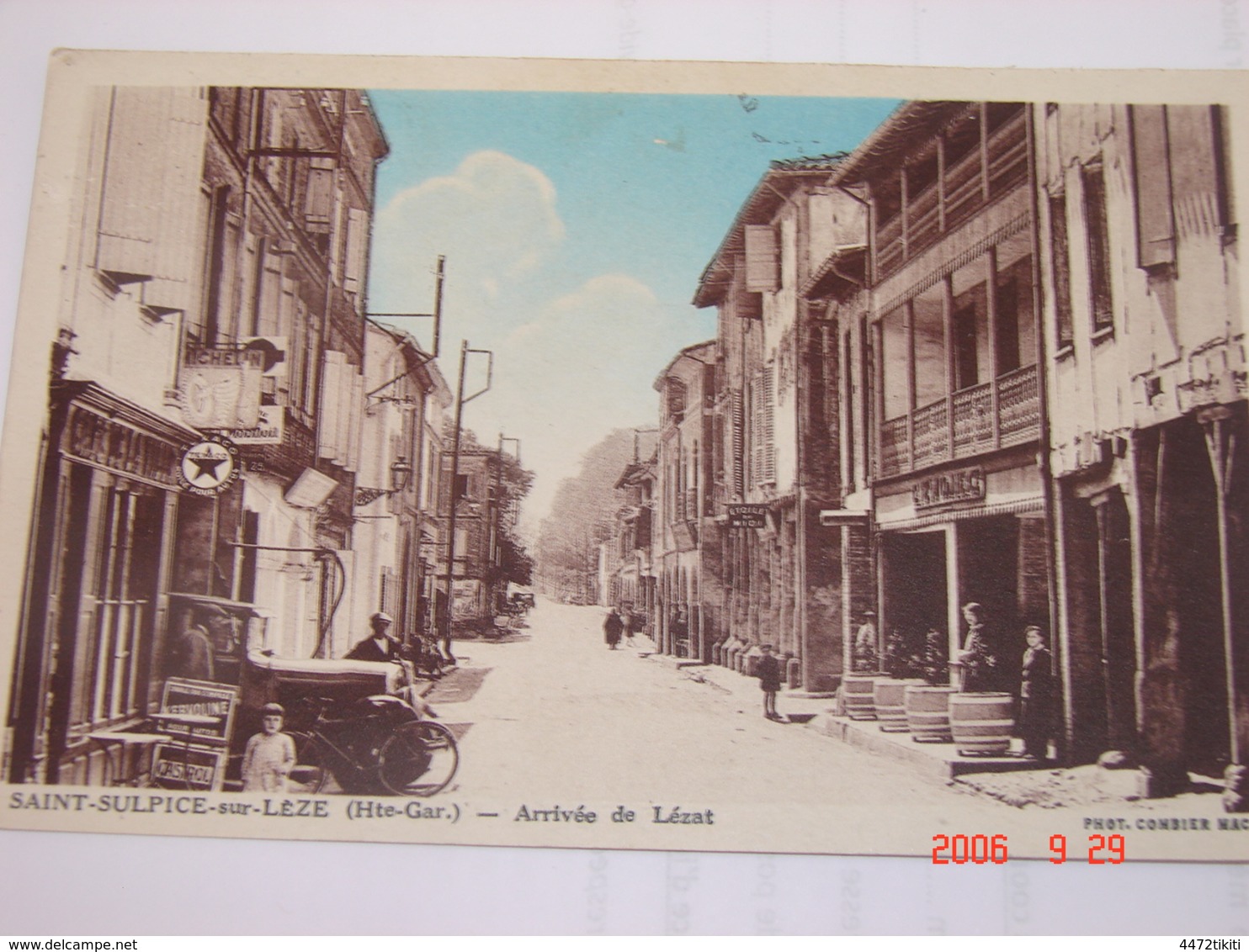 C.P.A.- Saint Sulpice Sur Lèze (31) - Arrivée De Lézart - Café De La Ville - 1940 - SUP (BE33) - Autres & Non Classés