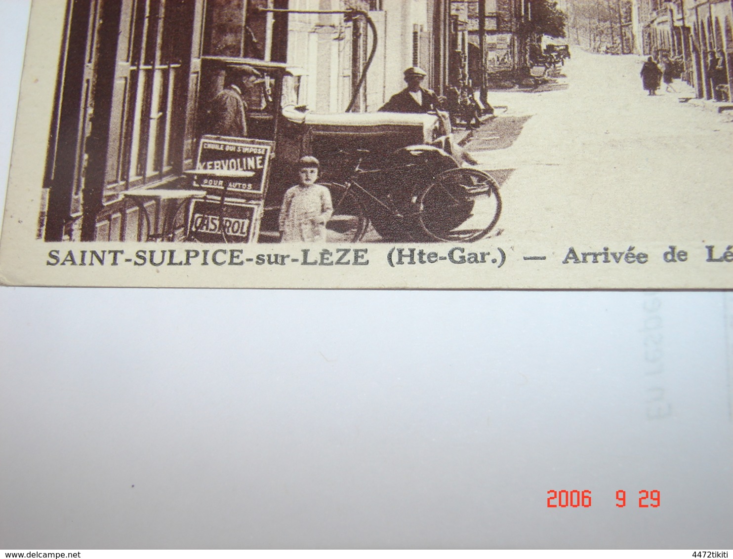 C.P.A.- Saint Sulpice Sur Lèze (31) - Arrivée De Lézart - Café De La Ville - 1940 - SUP (BE33) - Autres & Non Classés