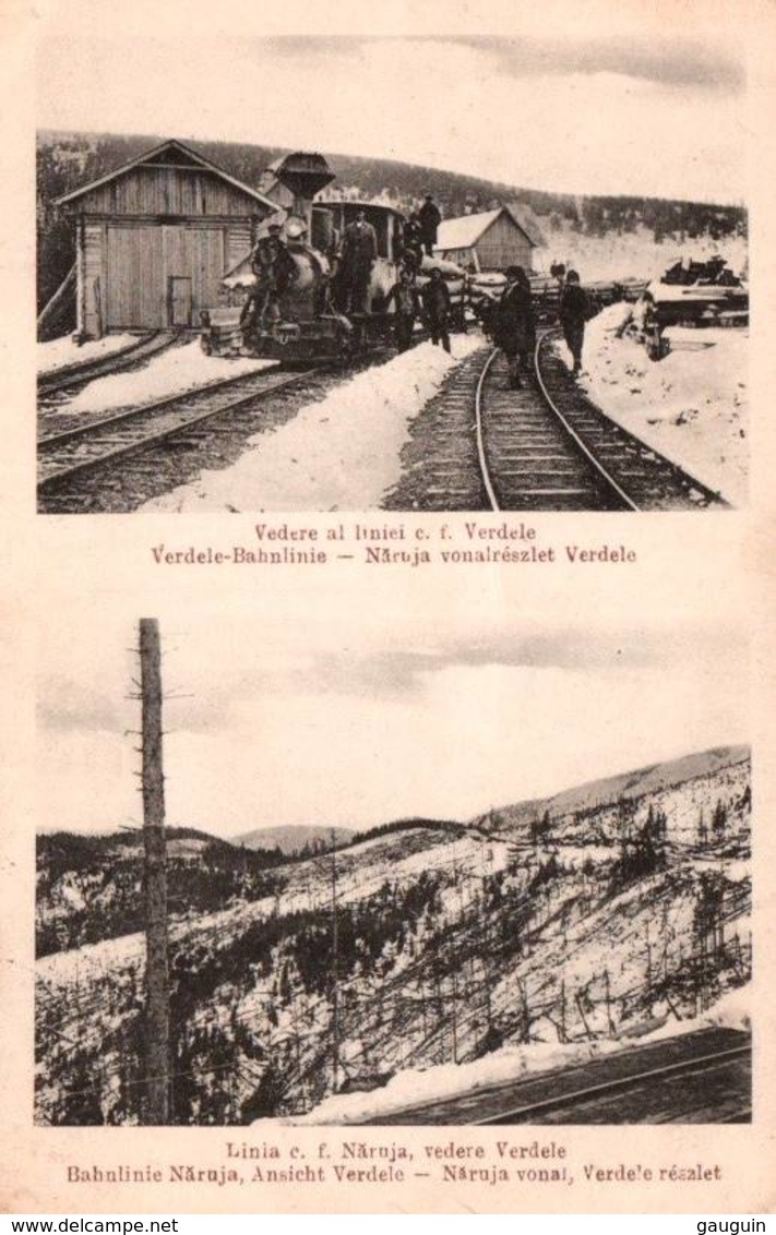 CPA - NARUJA - Gare De Chemin De Fer - Romania