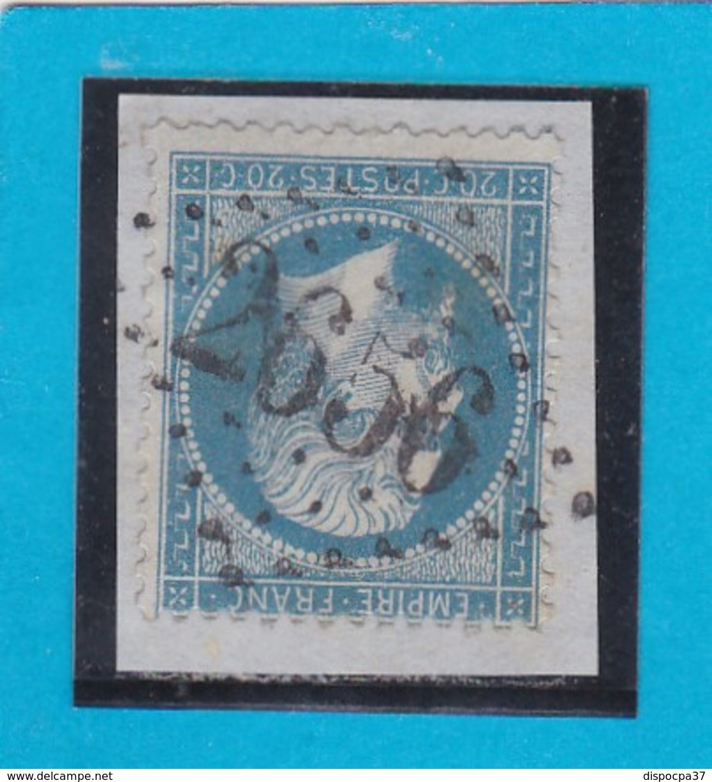 N° 22  GC  2656   NICE / 87 - ALPES-MARITIMES   - REF 14116 - 1862 Napoléon III.