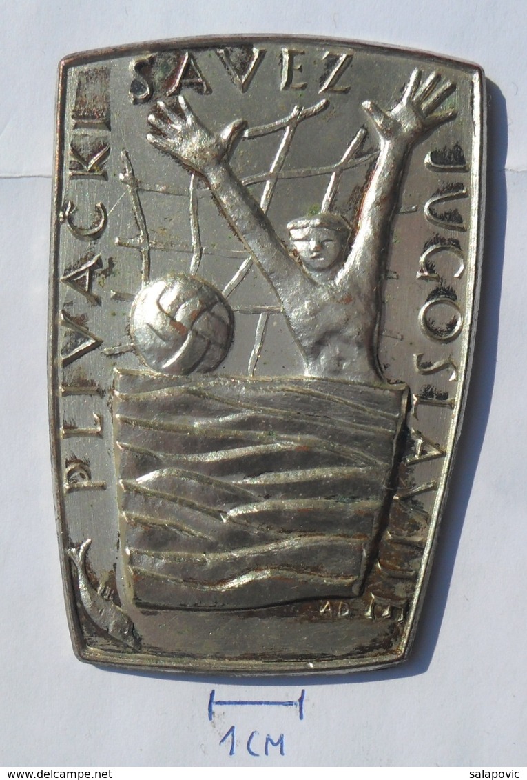 PLAQUE, PLIVACKI SAVEZ JUGOSLAVIJE SWIMMING, PLIVANJE  PLIM - Natation