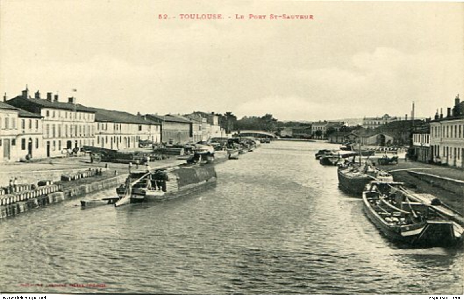 TOULOUSE - LE PORT ST-SAUVEUR. CARTE POSTALE CPA CIRCA 1900's NON CIRCULE -LILHU - Toulouse