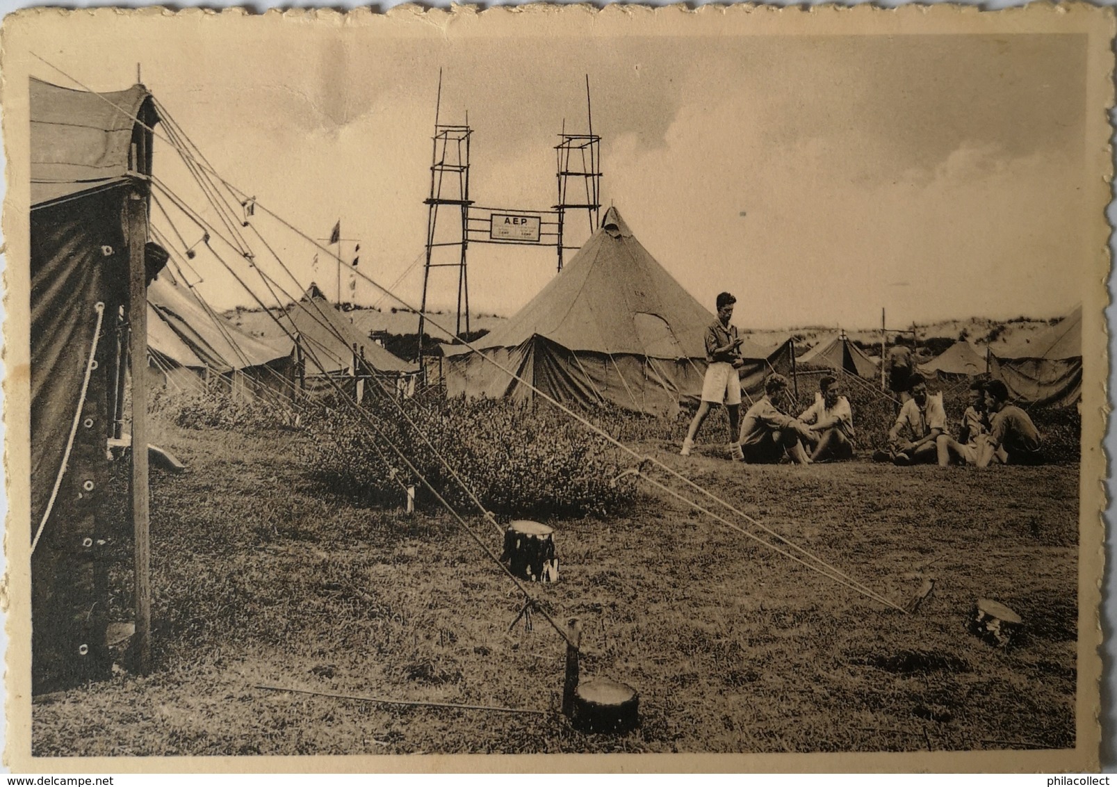 Oostduinkerke //. A. E. P. Camps Sous Tentes 19?? - Oostduinkerke