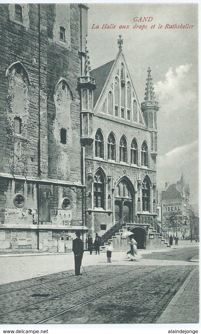 Gent - Gand - La Halle Aux Draps Et Le Rathskeller - Th. Van Den Heuvel, éditeur - Gent