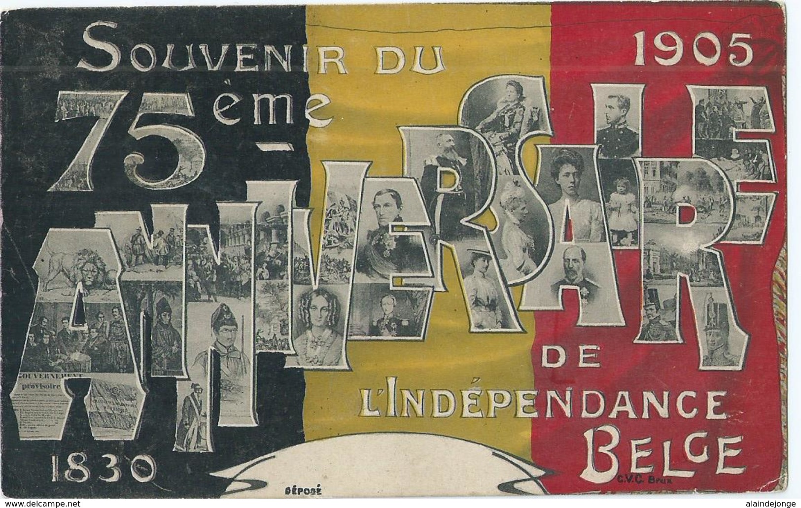 Souvenir Du 75 ème Anniversaire De L'Independance Belge - 1830 - 1905 - Evènements