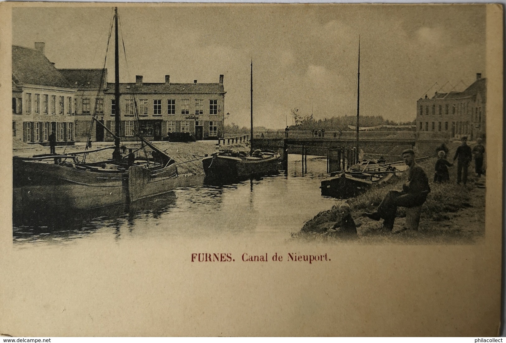 Veurne - Furnes // Canal De Nieuport (animee) Ca 1900 - Veurne