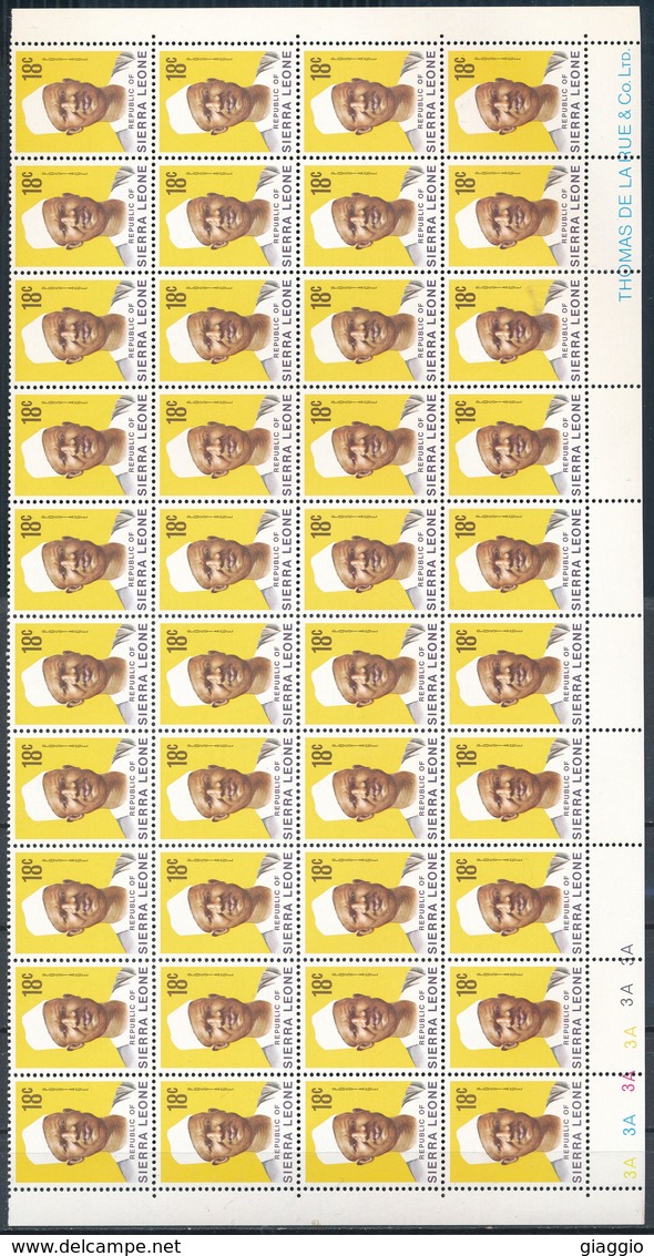 °°° SIERRA LEONE - Y&T N°393 - 1972 MNH °°° - Sierra Leone (1961-...)