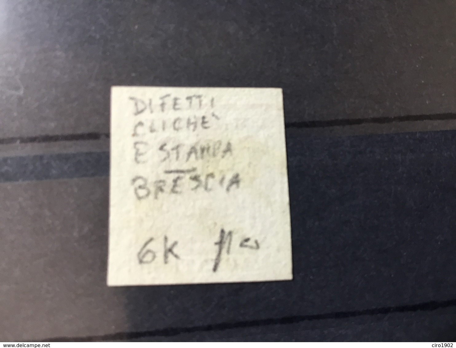 1850 - LOMBARDO VENETO - 15 CENT. - 6k - BRESCIA - DIFETTI DI CLICHÉ - SPL - EURO 210,00 - Lombardo-Veneto